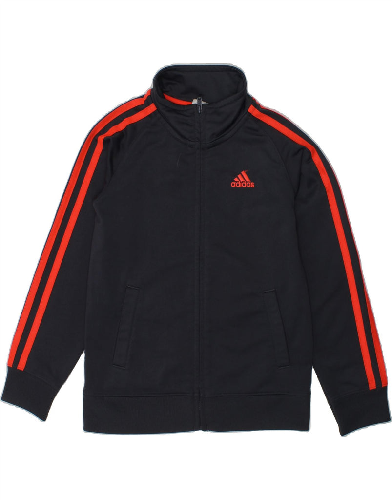 ADIDAS Boys Tracksuit Top Jacket 4-5 Years Grey Polyester | Vintage Adidas | Thrift | Second-Hand Adidas | Used Clothing | Messina Hembry 