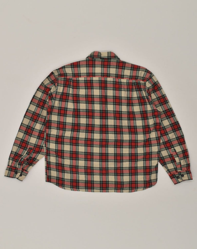 BAILO Mens Shirt Small Red Check Cotton | Vintage Bailo | Thrift | Second-Hand Bailo | Used Clothing | Messina Hembry 