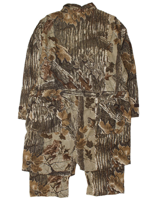 Walls Mens Tall Jumpsuit 3XL Khaki Camouflage Cotton