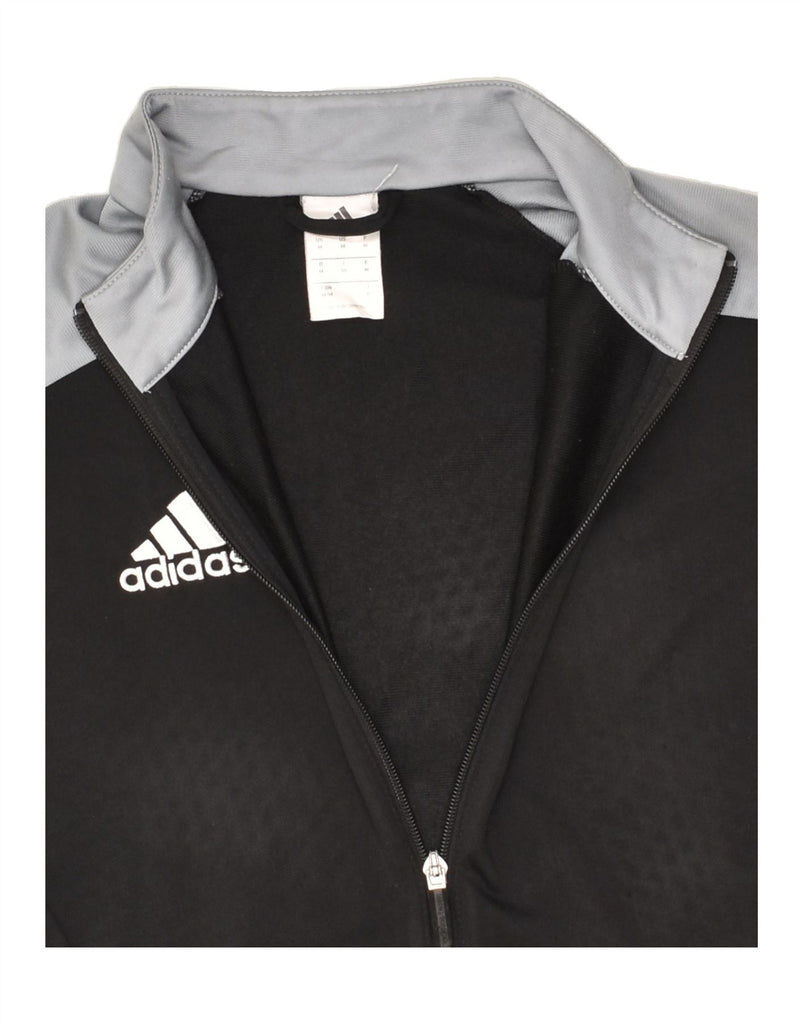 ADIDAS Mens Tracksuit Top Jacket Medium Black Colourblock Polyester | Vintage Adidas | Thrift | Second-Hand Adidas | Used Clothing | Messina Hembry 
