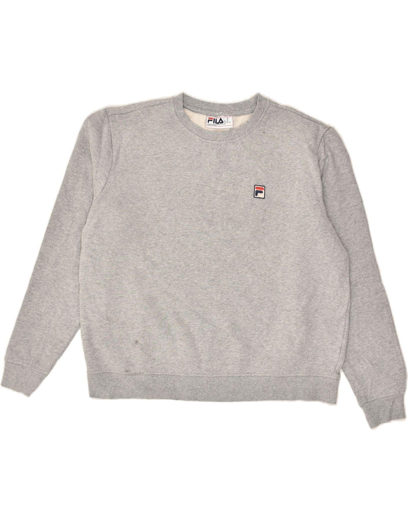 Fila grey outlet sweatshirt mens