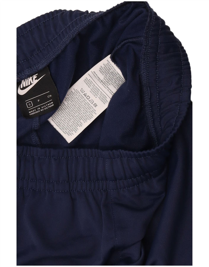 Nike Mens Tracksuit Trousers Joggers Small Navy Blue Polyester