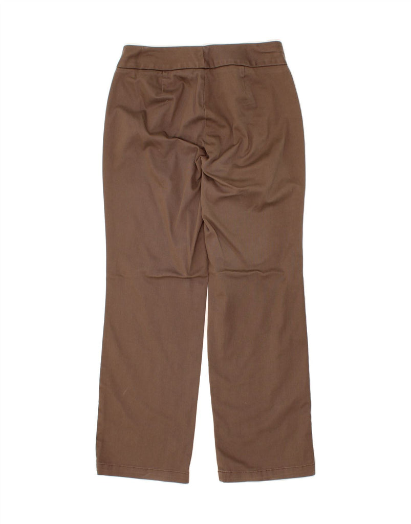 DOCKERS Womens Straight Casual Trousers US 8 Medium W30 L30 Brown Cotton Vintage Dockers and Second-Hand Dockers from Messina Hembry 