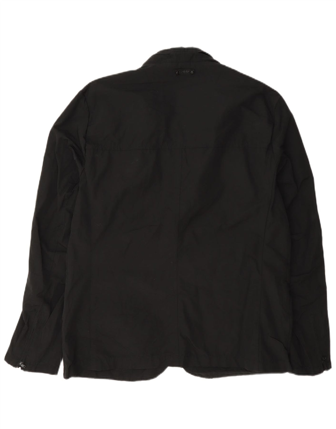 Dkny Mens 3 Button Blazer Jacket UK 40 Large Black Cotton