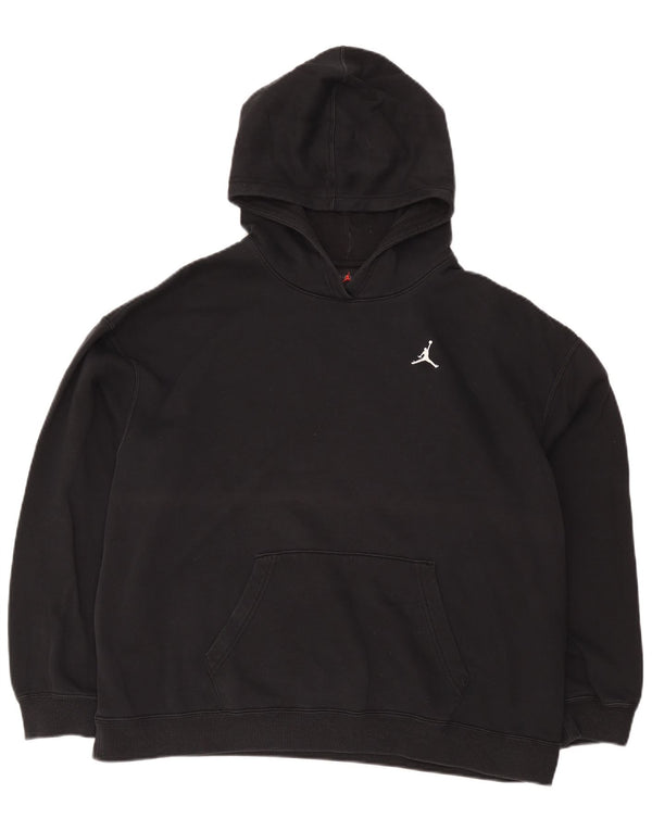 Jordan Mens Hoodie Jumper XL Black Cotton Sports