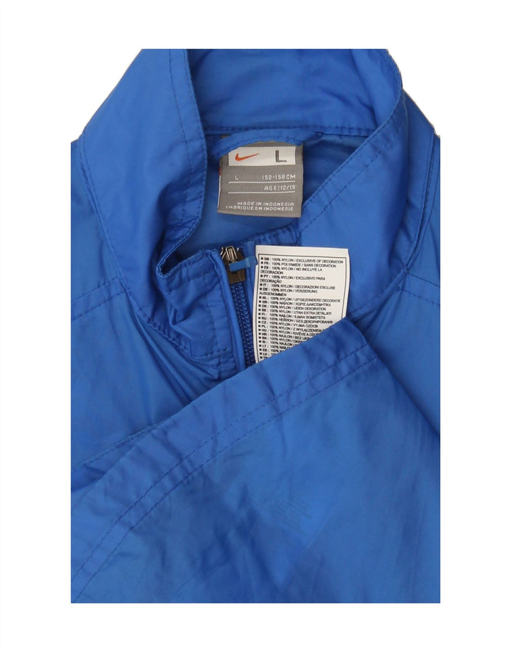 NIKE Boys Tracksuit Top Jacket 12-13 Years Large Blue Nylon Vintage Nike and Second-Hand Nike from Messina Hembry 