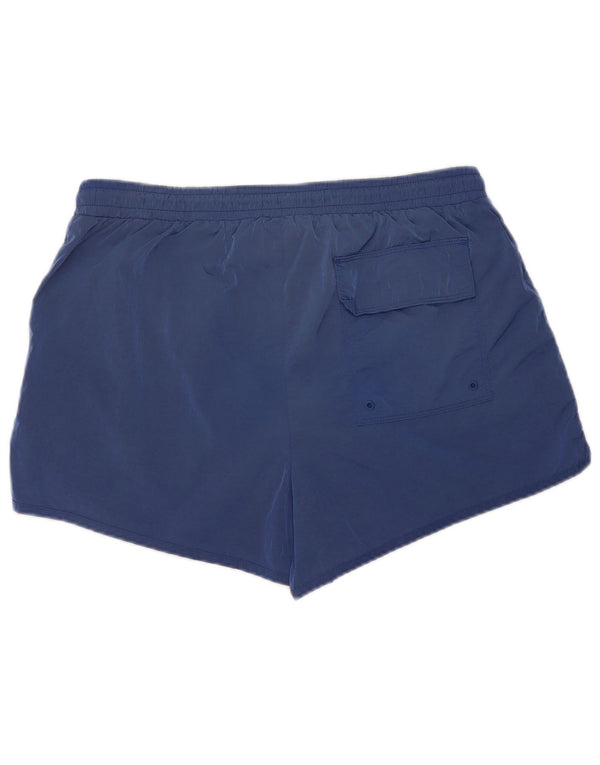 Abercrombie & Fitch Mens Relaxed Fit Sport Shorts Medium  Blue