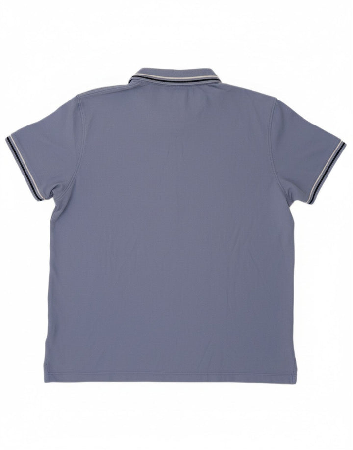 LOTTO Mens Polo Shirt 2XL Purple Cotton