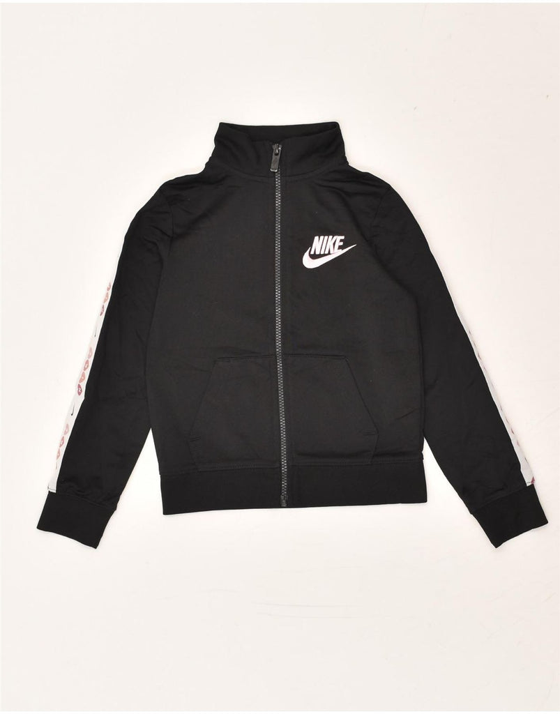 NIKE Boys Tracksuit Top Jacket 5-6 Years Medium  Black Polyester | Vintage Nike | Thrift | Second-Hand Nike | Used Clothing | Messina Hembry 