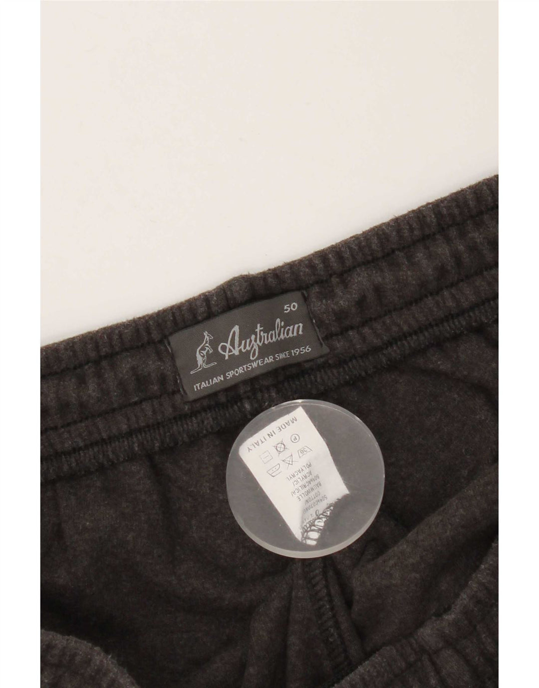 AUSTRALIAN L'ALPINA Mens Tracksuit Trousers IT 50 Medium  Grey Cotton