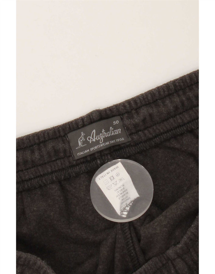 AUSTRALIAN L'ALPINA Mens Tracksuit Trousers IT 50 Medium  Grey Cotton