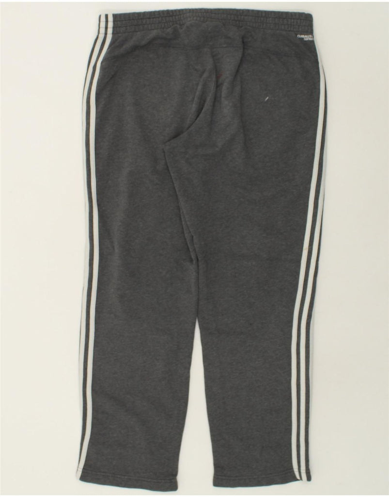 ADIDAS Mens Climalite Tracksuit Trousers XL Grey Cotton | Vintage Adidas | Thrift | Second-Hand Adidas | Used Clothing | Messina Hembry 