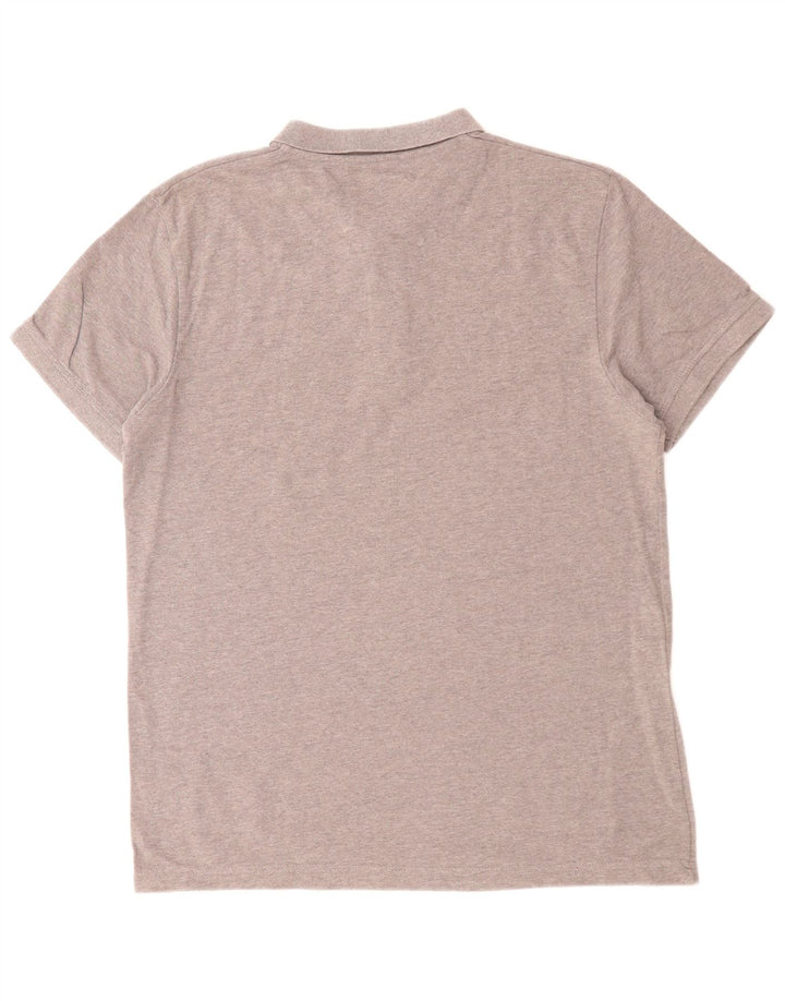 RIFLE Mens Polo Shirt XL Grey Cotton
