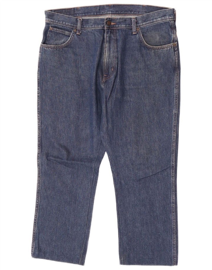 Wrangler Womens Regular Fit Cropped Jeans W38 L26 Blue Cotton