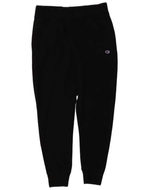 Champion Mens Tracksuit Trousers Joggers Medium  Black Cotton