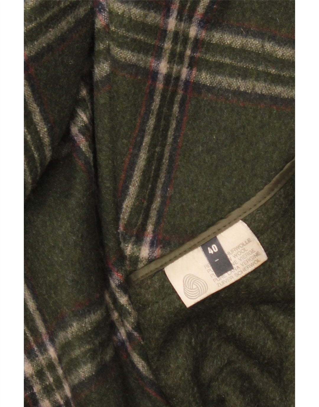 Salko Womens Overcoat EU 40 Medium Khaki New Wool