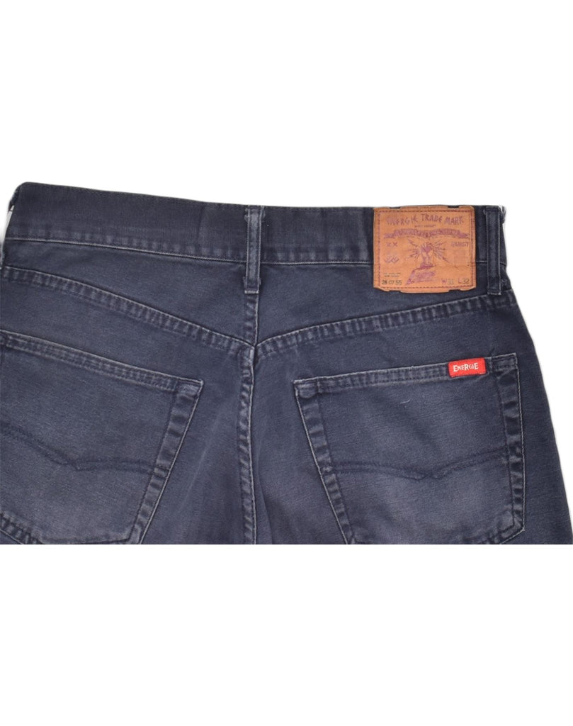 ENERGIE Mens Denim Shorts W31 Medium Navy Blue Cotton Classic | Vintage | Thrift | Second-Hand | Used Clothing | Messina Hembry 