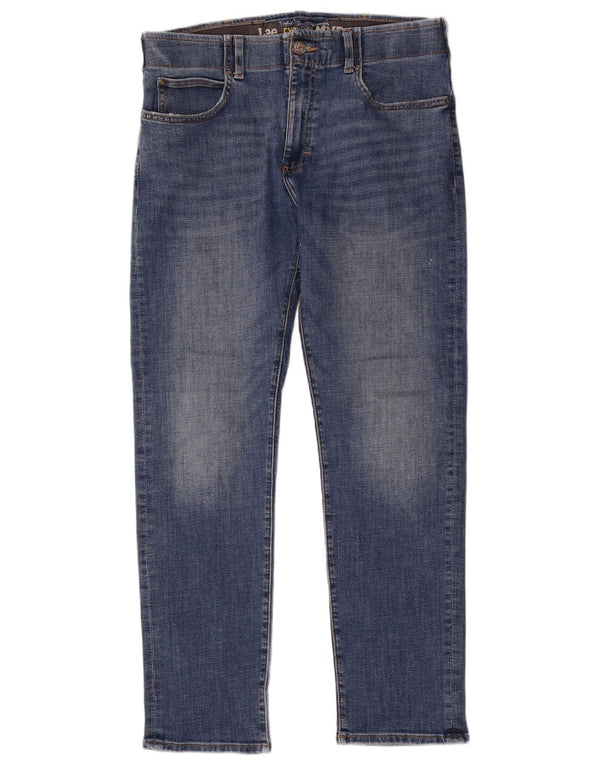 Lee Mens Extreme Motion Slim Jeans W36 L32 Blue Cotton