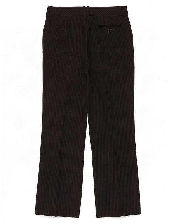Marks & Spencer Womens Chino Trousers UK 14 Large W34 L30 Black Striped