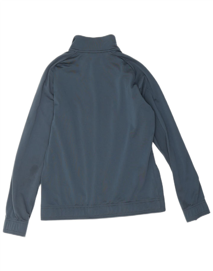 Puma Womens Tracksuit Top Jacket UK 10 Small Blue Colourblock Polyester
