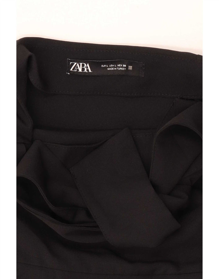 Zara Womens Skort UK 14 Large Black