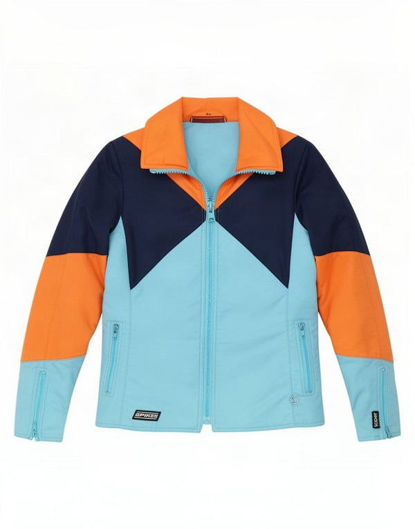 MC Gregor Womens Ski Jacket EU 40 Medium Blue Colourblock