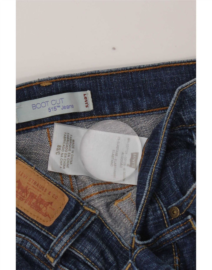 Levi's Womens 515 Bootcut Jeans US 8 Medium W32 L29 Blue Cotton