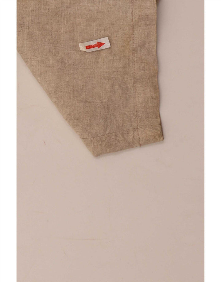 Zara Mens Overcoat UK 40 Large Beige