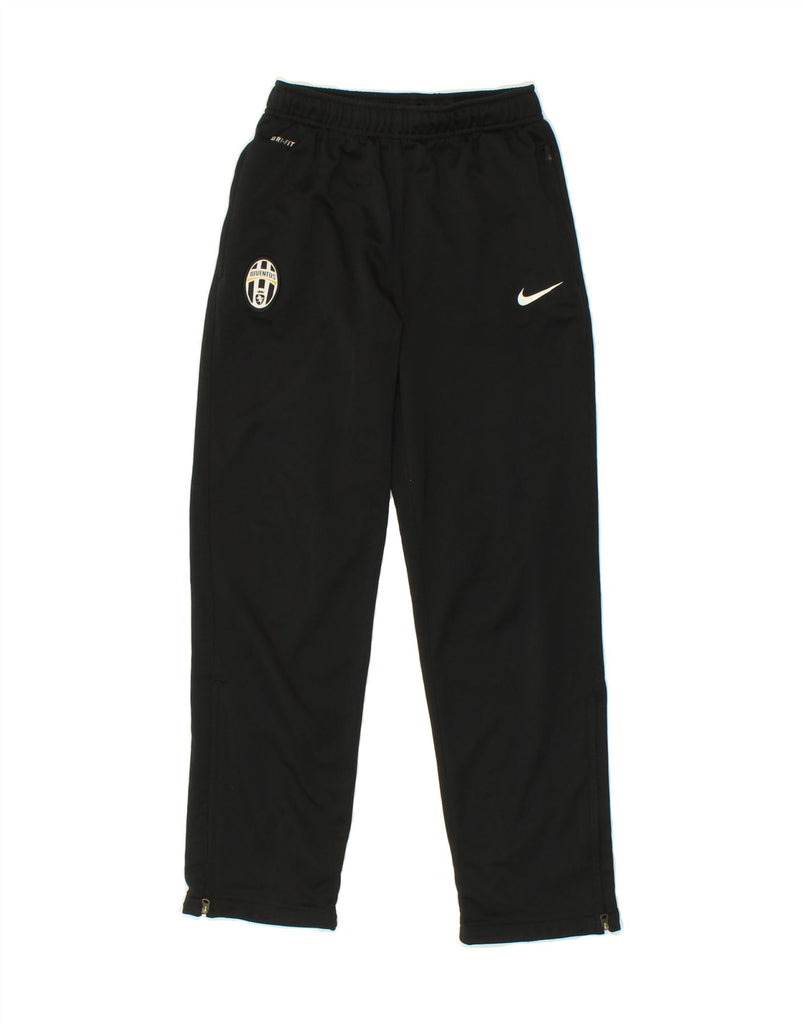 NIKE Boys Juventus Graphic Tracksuit Trousers 10-11 Years Medium Black | Vintage Nike | Thrift | Second-Hand Nike | Used Clothing | Messina Hembry 