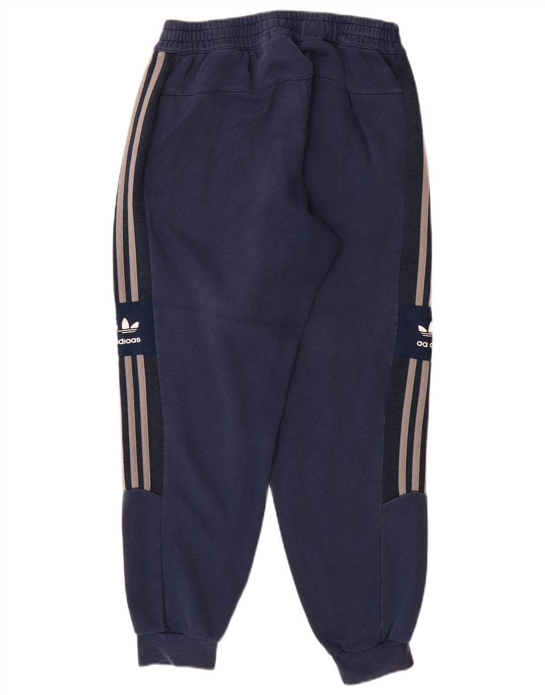 Adidas Mens Tracksuit Trousers Joggers Medium  Navy Blue Cotton