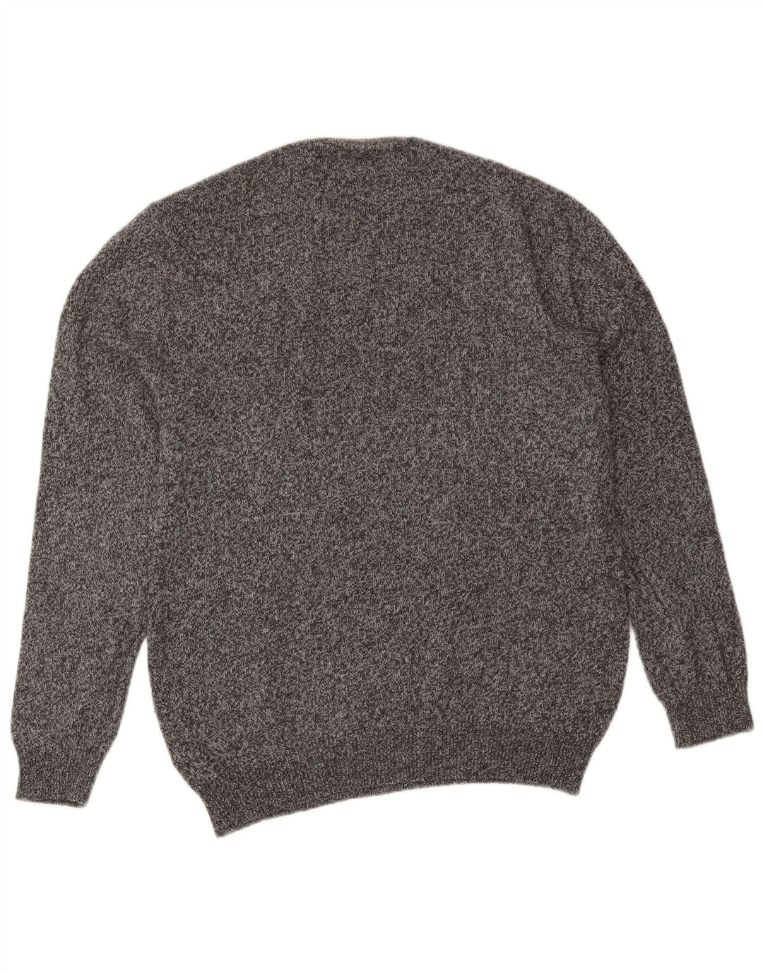 Jack Wills Mens Crew Neck Jumper Sweater Large Grey Flecked Merino Wool