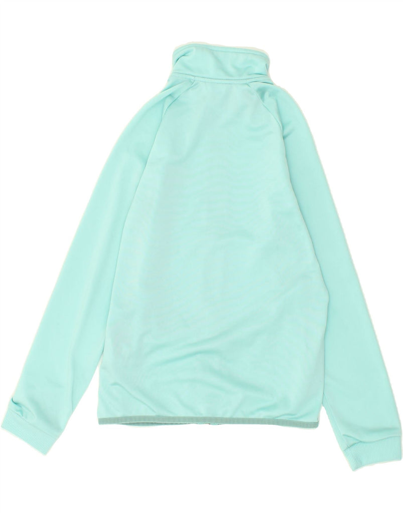 ADIDAS Girls Tracksuit Top Jacket 11-12 Years Turquoise Polyester | Vintage Adidas | Thrift | Second-Hand Adidas | Used Clothing | Messina Hembry 