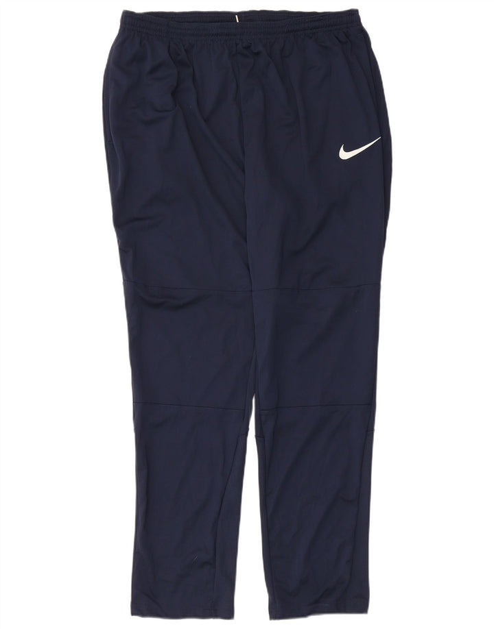 Nike Mens Tracksuit Trousers XL  Navy Blue Polyester Sports