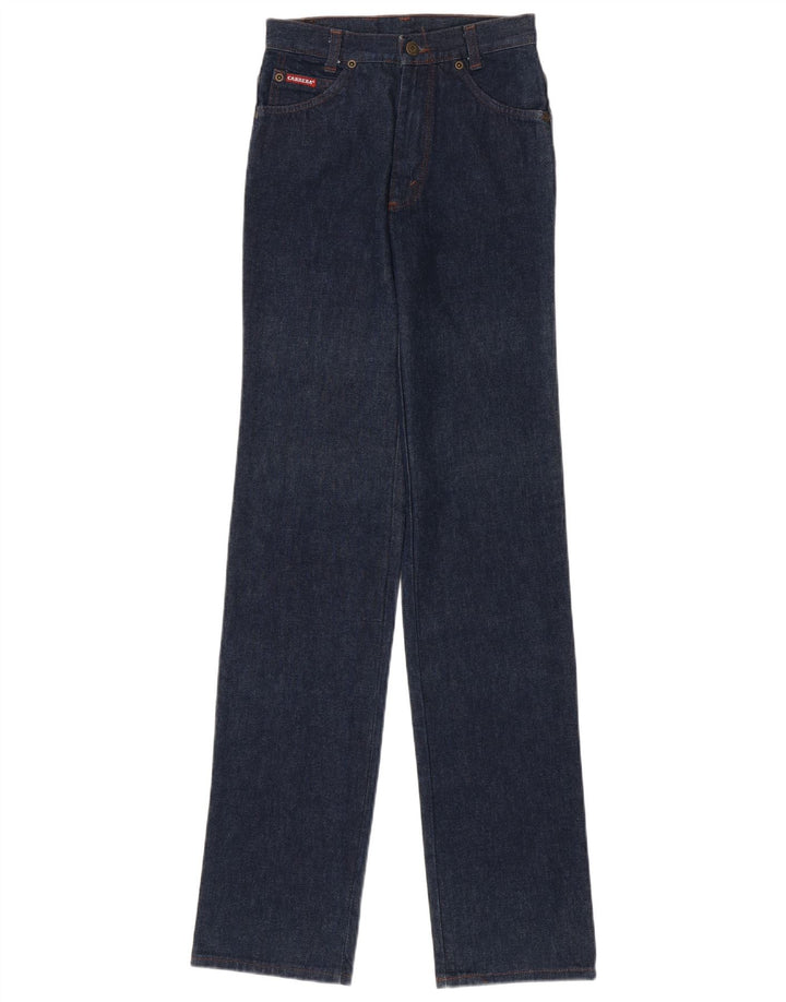 Carrera Womens Straight Jeans W26 L35 Navy Blue Cotton