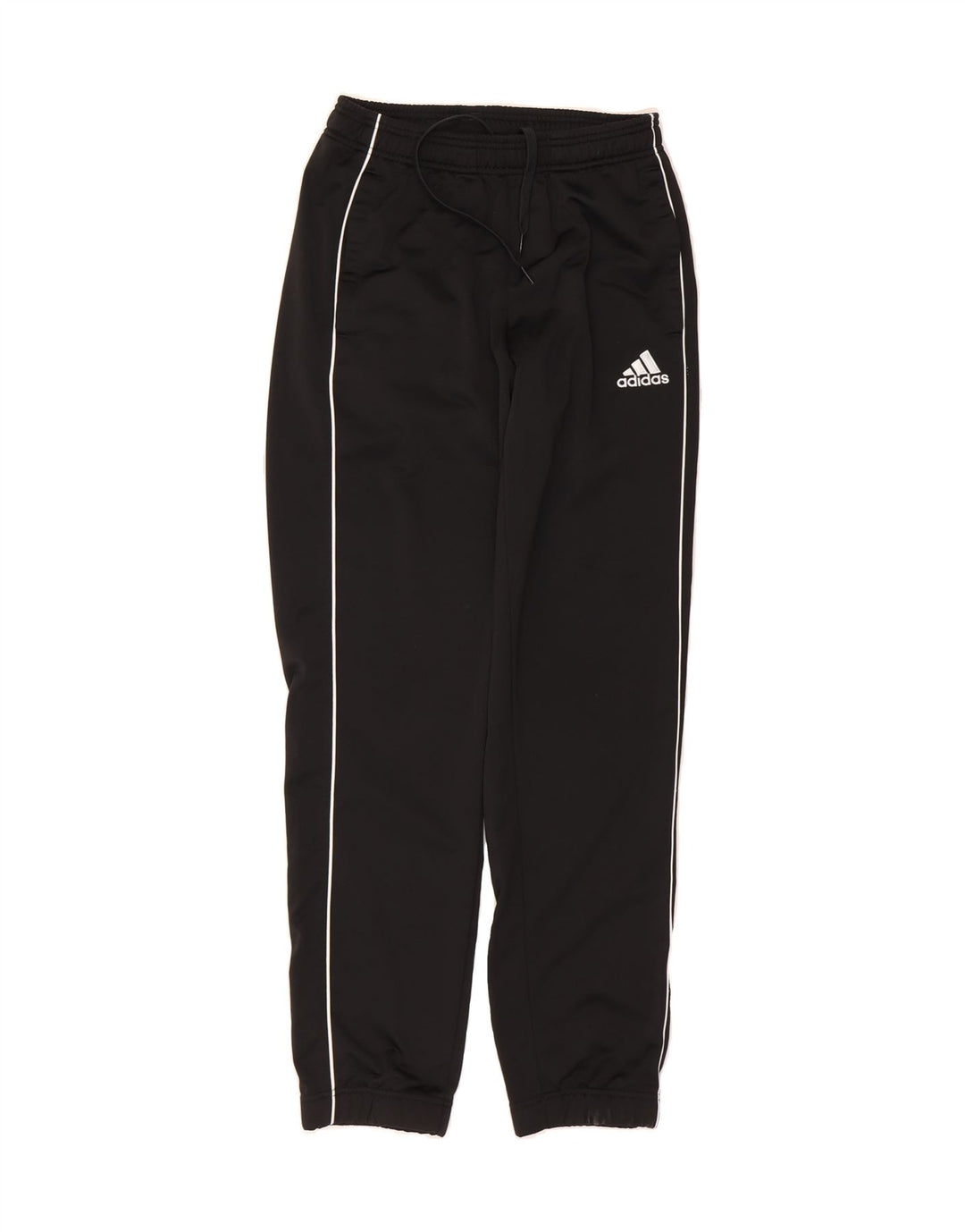 ADIDAS Mens Tracksuit Trousers Joggers Small  Black Polyester Vintage Adidas and Second-Hand Adidas from Messina Hembry 