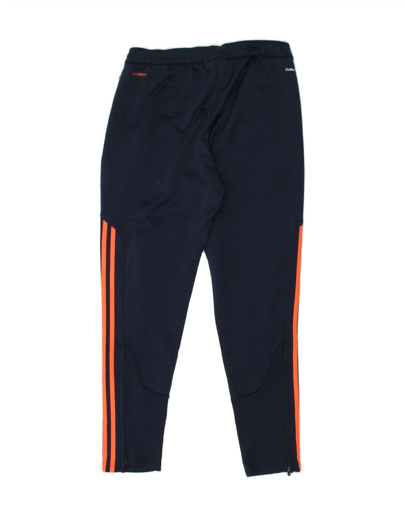 ADIDAS Mens Climalite Tracksuit Trousers Medium Navy Blue Polyester | Vintage Adidas | Thrift | Second-Hand Adidas | Used Clothing | Messina Hembry 