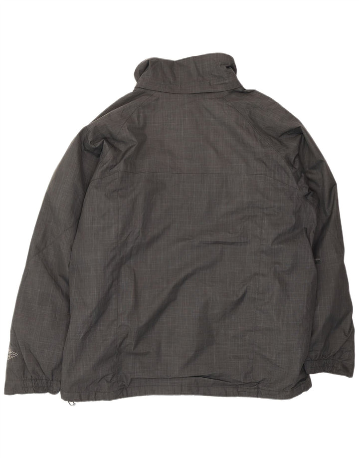 Columbia Mens Windbreaker Jacket UK 40 Large Grey Polyester