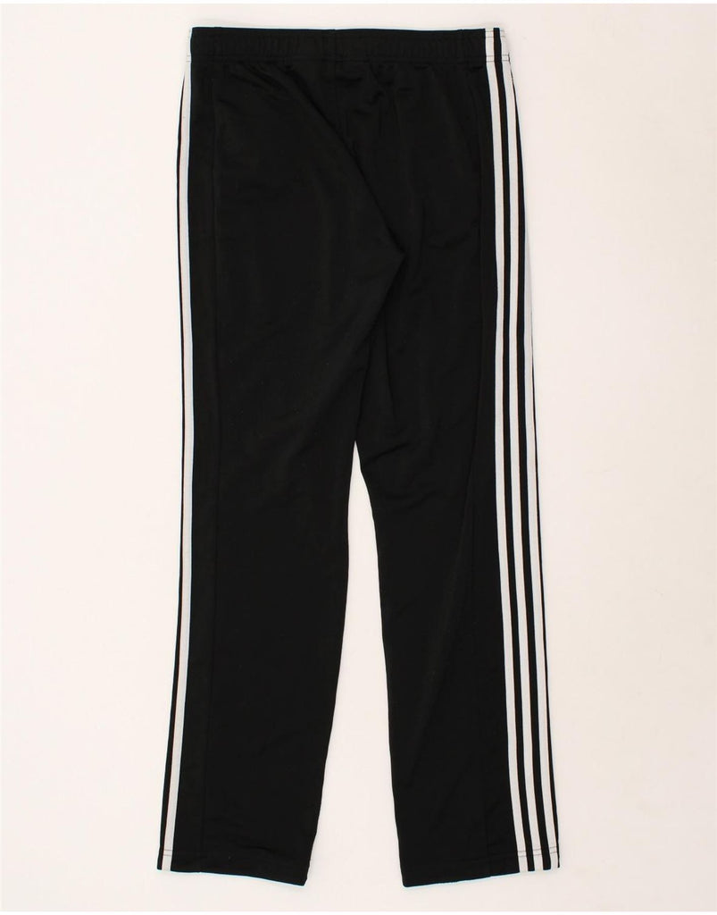 ADIDAS Womens Graphic Tracksuit Trousers UK 8/10 Small Black Polyester | Vintage Adidas | Thrift | Second-Hand Adidas | Used Clothing | Messina Hembry 