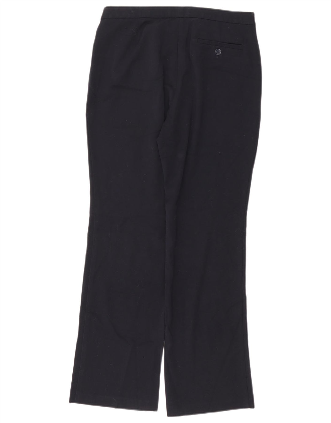 Marks & Spencer Womens Casual Trousers UK 12 Medium W30 L30 Navy Blue