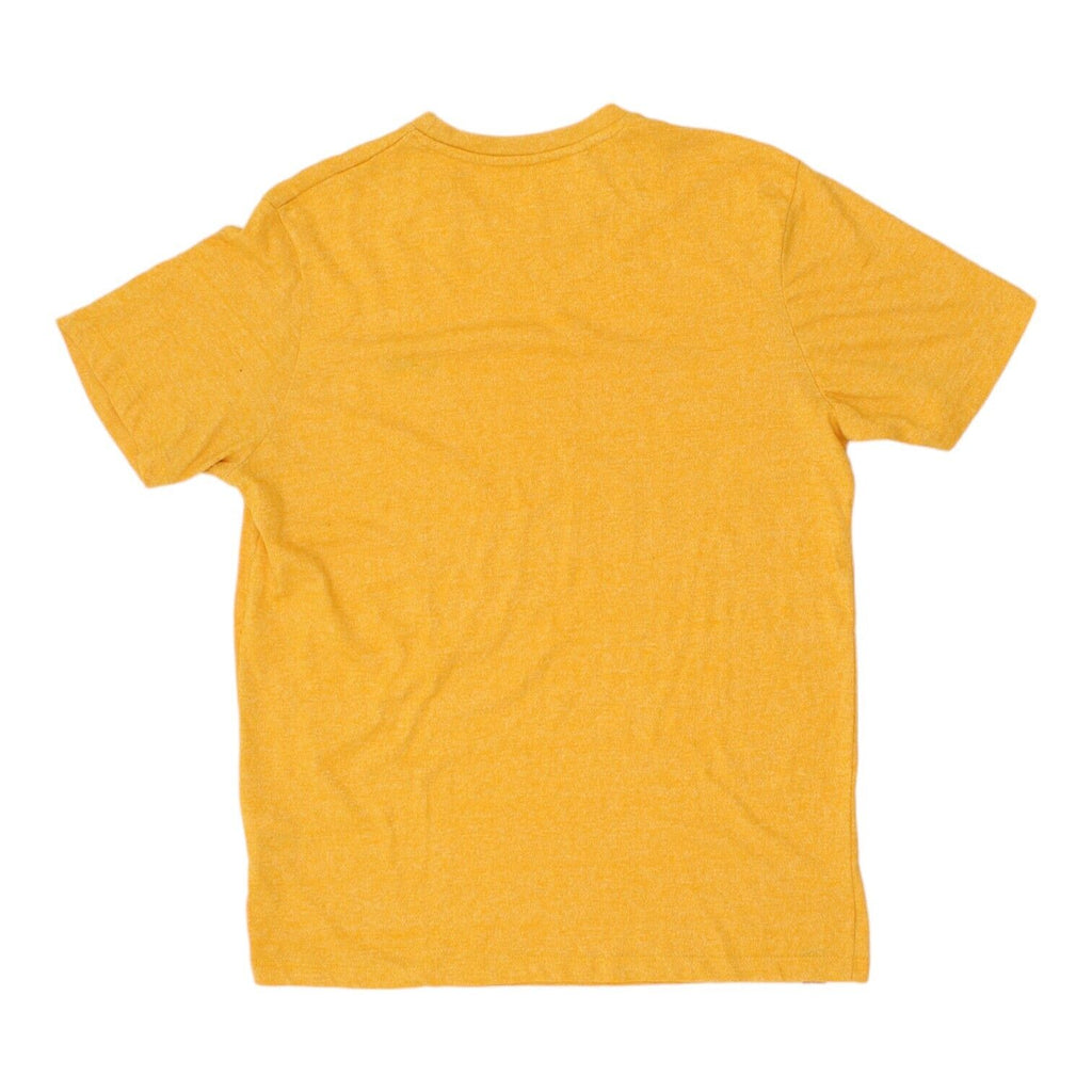 Diesel Mens Yellow Crew Neck Small Logo Tshirt | Vintage High End Designer VTG Vintage Messina Hembry and Second-Hand Messina Hembry from Messina Hembry 