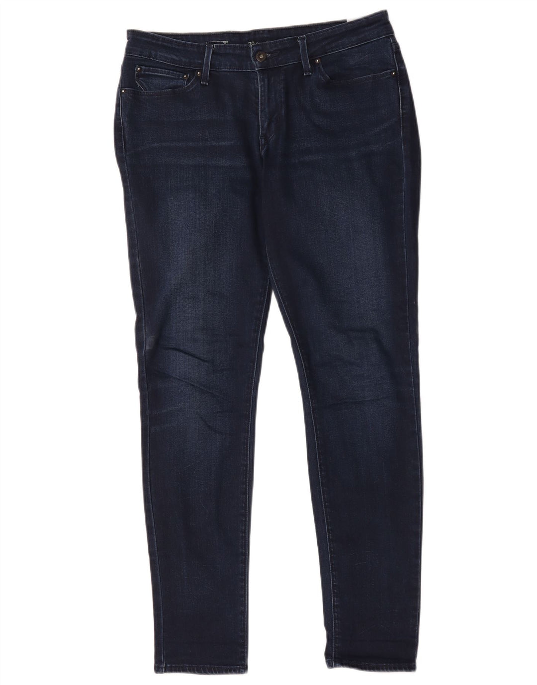 Levi's Womens Skinny Jeans W29 L32 Navy Blue Cotton