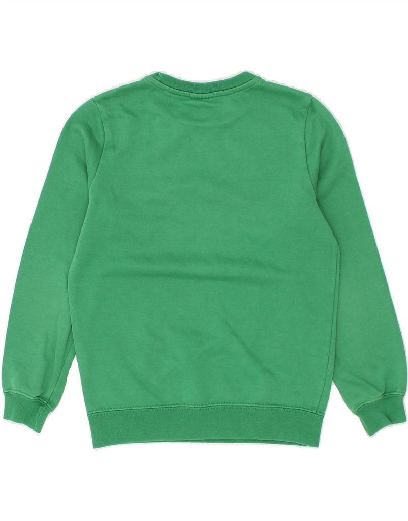 CHAMPION Boys New York Graphic Hoodie Jumper 9-10 Years Medium Green | Vintage Champion | Thrift | Second-Hand Champion | Used Clothing | Messina Hembry 