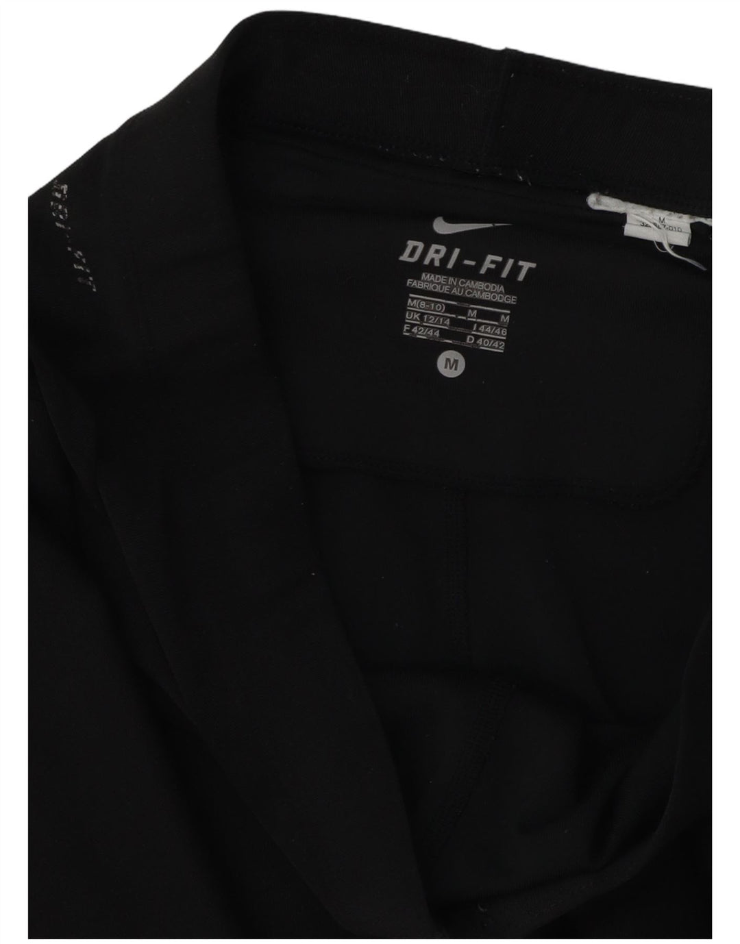 Nike Womens Dri Fit Capri Tracksuit Trousers UK 12/14 Medium Black
