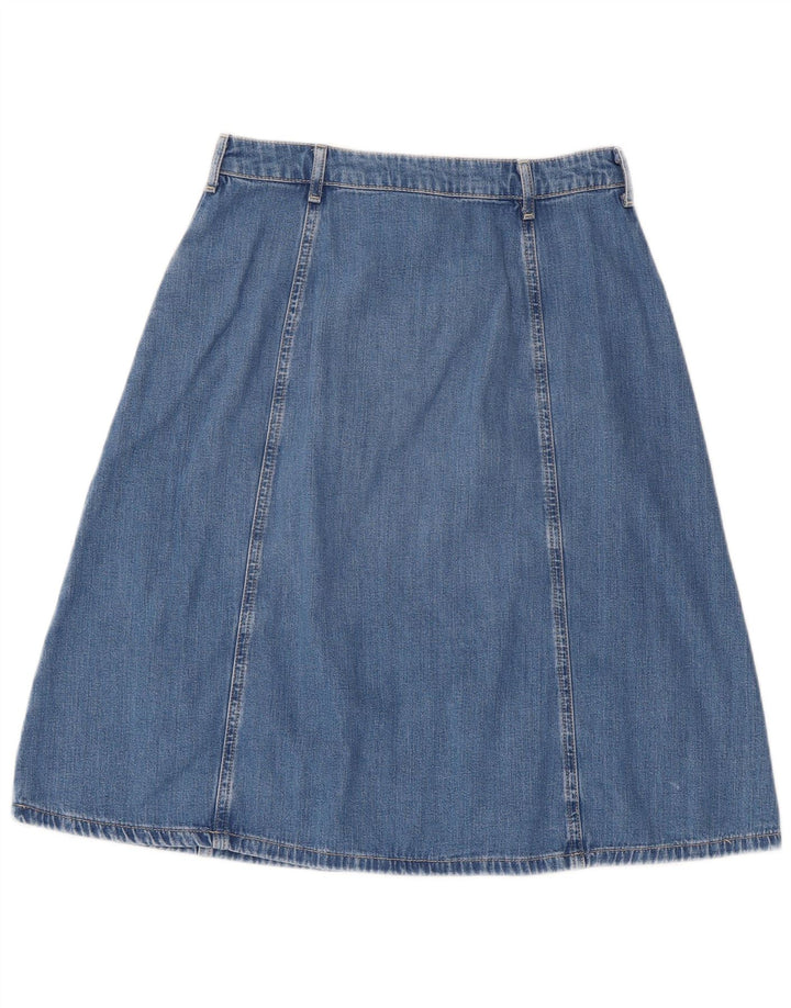 TOMMY HILFIGER Womens Denim Skirt UK 8 Small W28  Blue Cotton