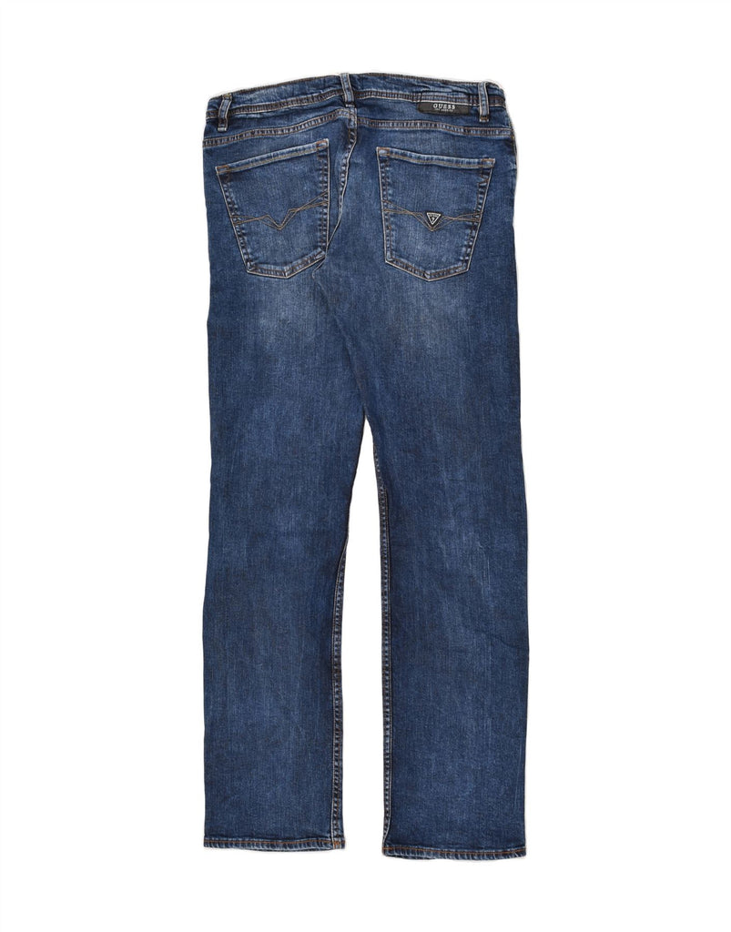 GUESS Mens Straight Jeans W31 L31 Blue Cotton Vintage Guess and Second-Hand Guess from Messina Hembry 