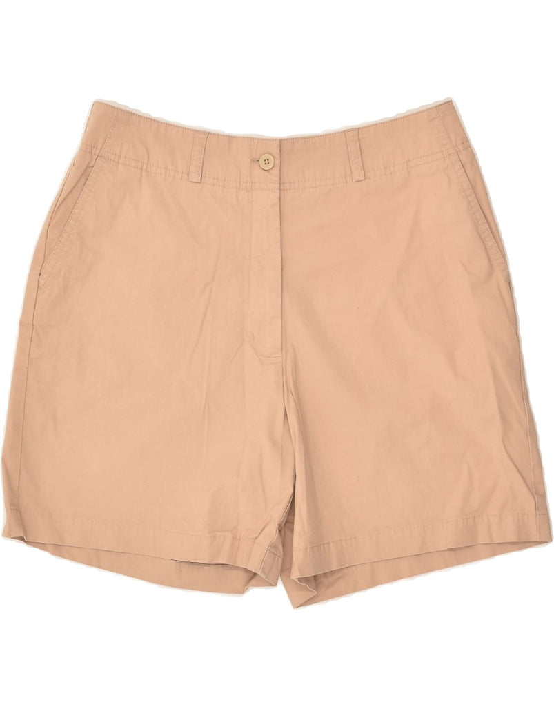 EDDIE BAUER Womens Casual Shorts US 12 Large W30 Beige Cotton | Vintage Eddie Bauer | Thrift | Second-Hand Eddie Bauer | Used Clothing | Messina Hembry 