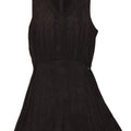 ARMANI EXCHANGE Womens Graphic Sleeveless A-Line Dress US 6 Medium Black