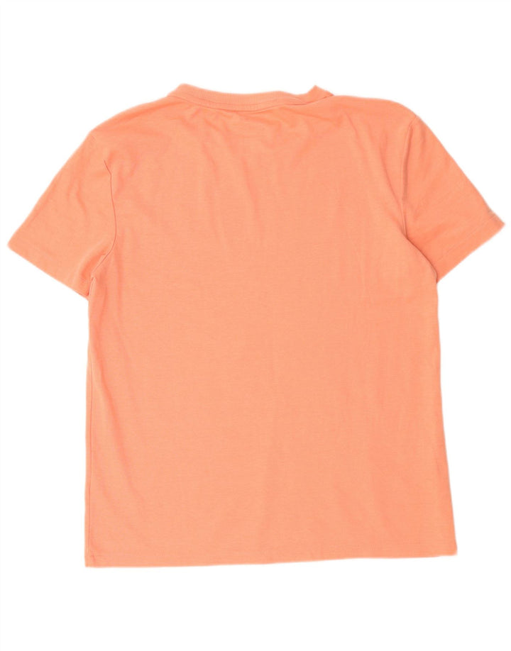 Calvin Klein Mens T-Shirt Top Medium Orange Cotton