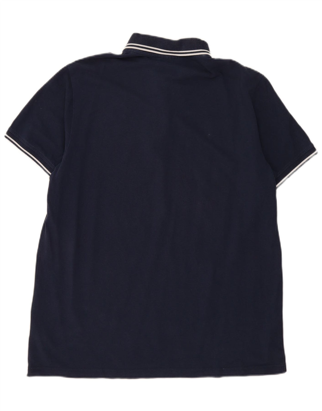 Kappa Mens Polo Shirt XL Navy Blue Cotton