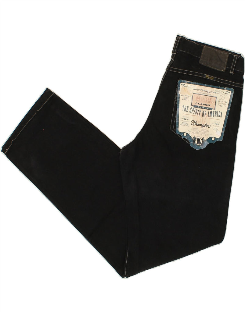 WRANGLER Mens Straight Jeans W30 L34 Black Cotton Vintage Wrangler and Second-Hand Wrangler from Messina Hembry 